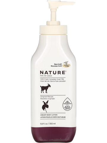 Nature by Canus, Creamy Body Lotion with Fresh Canadian Goat Milk, Original Recipe, 11.8 fl oz