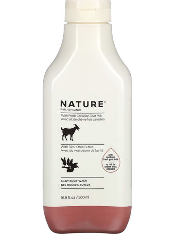 Nature by Canus, Silky Body Wash with Fresh Canadian Goat Milk, Real Shea Butter, 16.9 fl oz