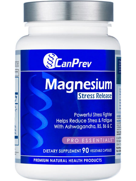 CanPrev, Magnesium Stress Release, 90 Vegetable Capsules