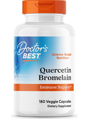 Doctor's Best, Quercetin Bromelain, 180 veggie caps