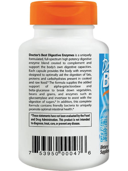 Doctor's Best, Digestive Enzymes, 90 veggie caps
