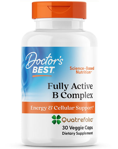 Doctor's Best, Fully Active B Complex, 30 veggie caps