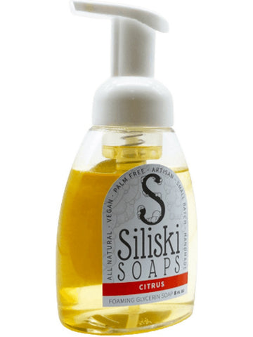 Siliski Soaps, Foaming Glycerin Soap, Citrus, 8 fl oz