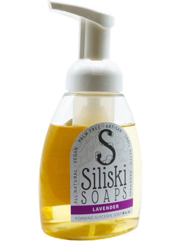 Siliski Soaps, Foaming Glycerin Soap, Lavender, 8 fl oz