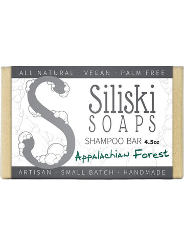 Siliski Soaps, Shampoo Bar, Appalachian Forest, 4.5 oz