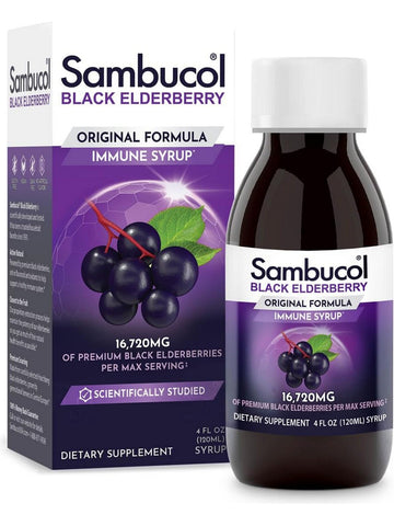 Sambucol, Black Elderberry Syrup, 4 fl oz