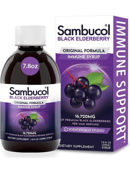 Sambucol, Black Elderberry Syrup, 7.8 fl oz