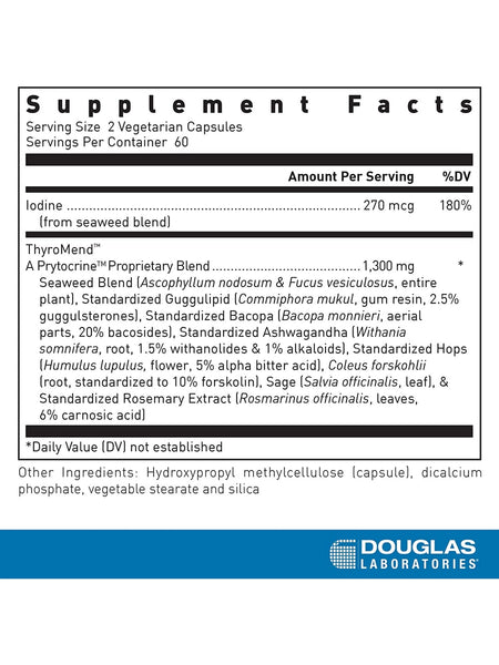 Douglas Labs, ThyroMend™, 120 Vegetarian Capsules