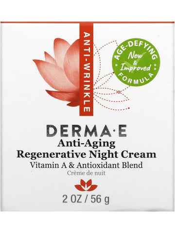 DERMA E, Anti-Aging Regenerative Night Cream, 2 oz