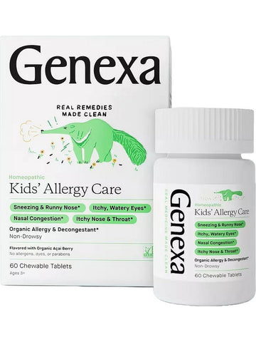 Genexa, Kids' Allergy Care, 60 Chewable Tablets