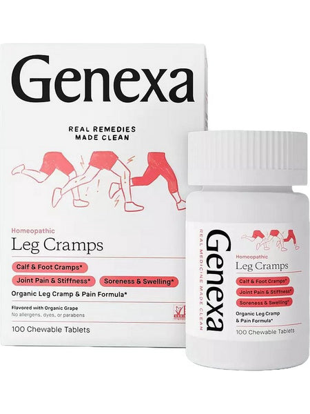 Genexa, Leg Cramp, 100 Chewable Tablets