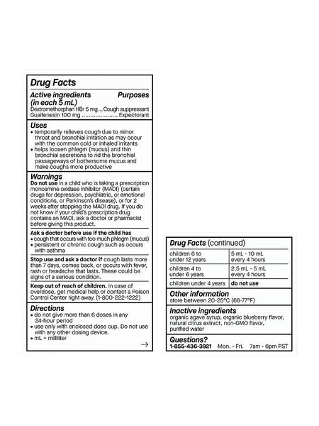 Genexa, Kids' Cough & Chest Congestion, Blueberry Flavor, 4 fl oz