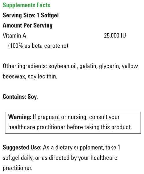 DaVinci Laboratories, Beta Carotene, 90 Softgels