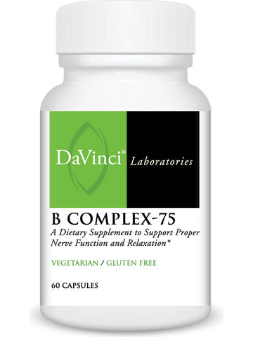 DaVinci Laboratories of Vermont, B Complex-75, 60 Capsules
