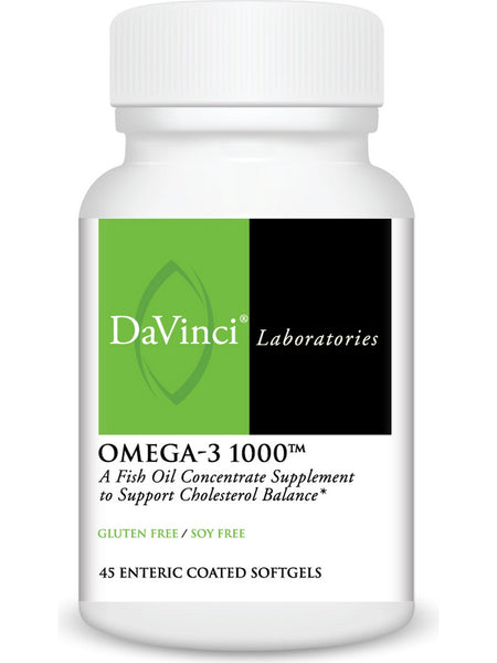 DaVinci Laboratories of Vermont, Omega-3 1000™, 45 Softgels