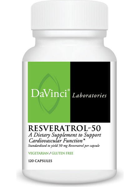 DaVinci Laboratories of Vermont, Resveratrol-50, 120 Capsules