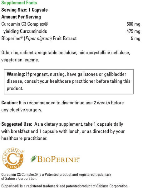 DaVinci Laboratories, Curcumin C3 Complex®, 60 Capsules