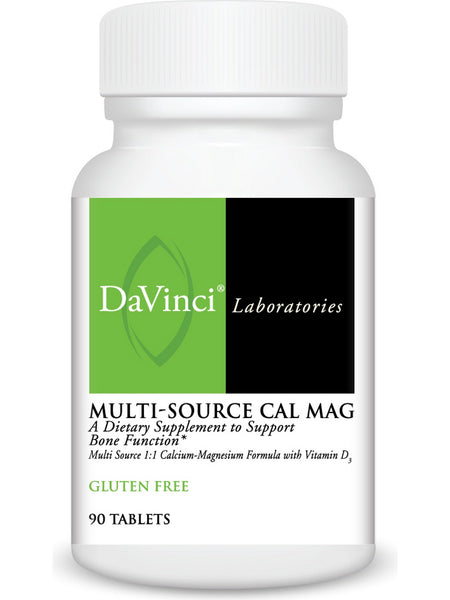 DaVinci Laboratories of Vermont, Multi Source Cal Mag, 90 Tablets