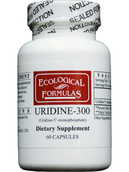 Ecological Formulas, Uridine-300, 60 Capsules