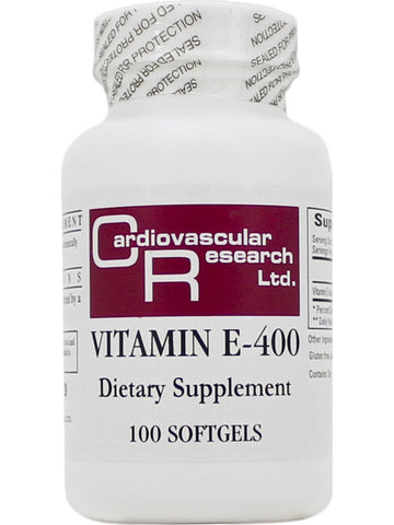 Cardiovascular Research Ltd., Vitamin E-400, 100 Softgels