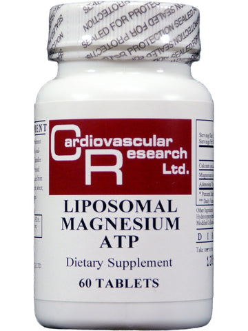 Cardiovascular Research Ltd., Liposomal Magnesium ATP, 60 Tablets