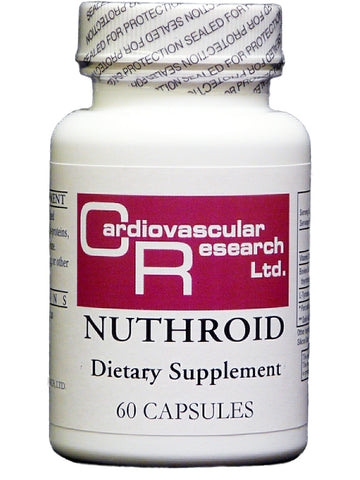 Cardiovascular Research Ltd., Nuthroid, 60 Capsules
