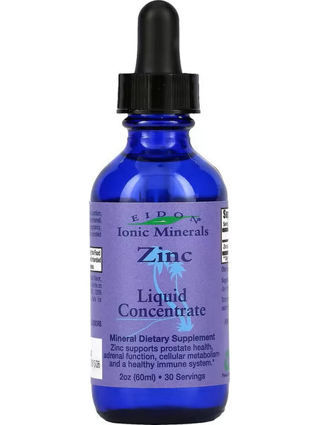 Eidon Ionic Minerals, Zinc, Liquid Concentrate, 2 oz (60ml)