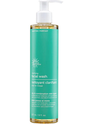 Earth Science, Clarifying Facial Wash, 8 fl oz