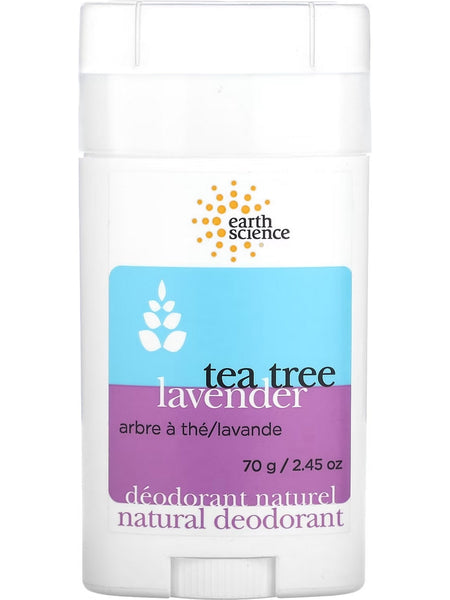 Earth Science, Tea Tree Lavender Natural Deodorant, 2.45 oz