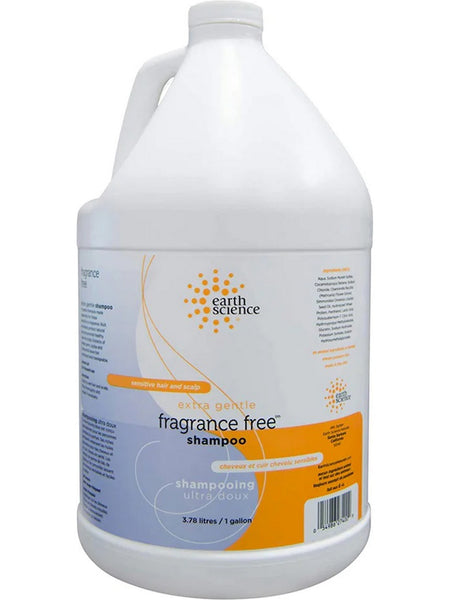 Earth Science, Extra Gentle Fragrance Free Shampoo, 1 gallon