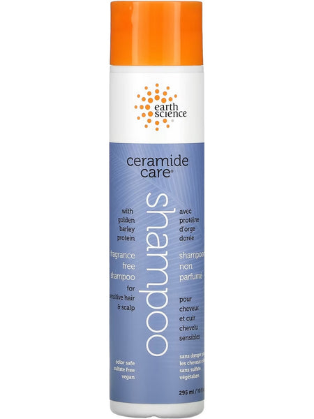 Earth Science, Ceramide Care Fragrance Free Shampoo, 10 fl oz
