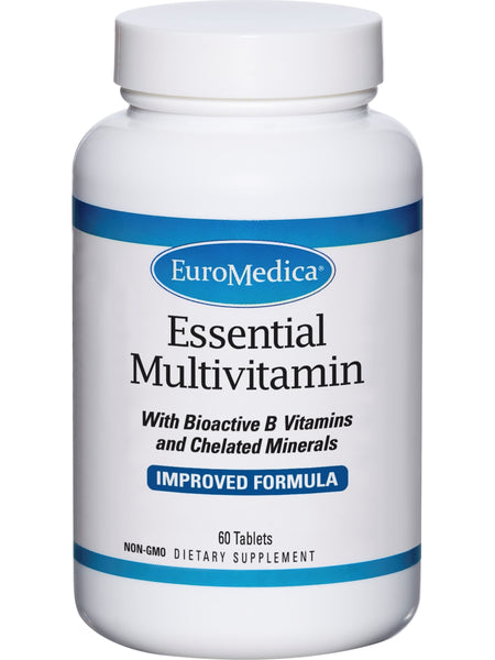 EuroMedica, Essential Multivitamin, 60 Tablets