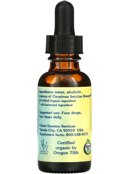 Flower Essence Services, Hornbeam Dropper, 1 fl oz