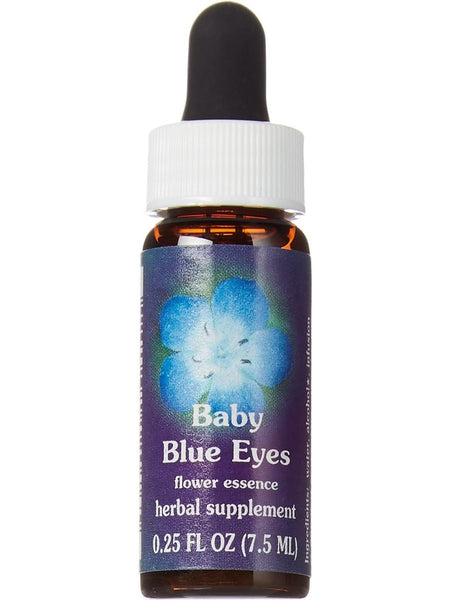 Flower Essence Services, Baby Blue Eyes Dropper, 0.25 fl oz
