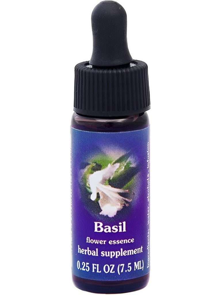 Flower Essence Services, Basil Dropper, 0.25 fl oz