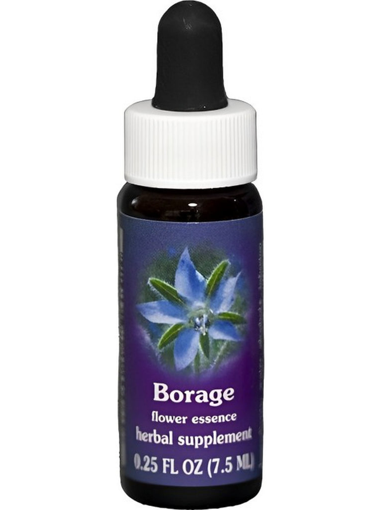 Flower Essence Services, Borage Dropper, 0.25 fl oz