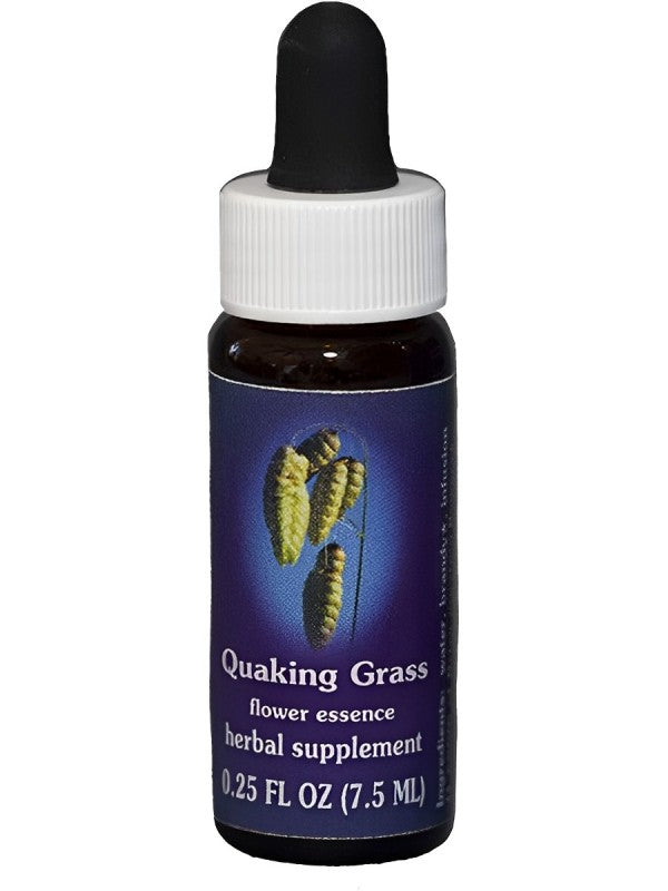 Flower Essence Services, Quaking Grass Dropper, 0.25 fl oz