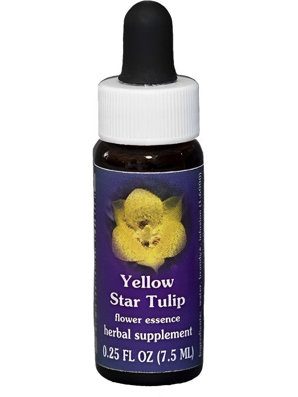 Flower Essence Services, Yellow Star Tulip Dropper, 0.25 fl oz