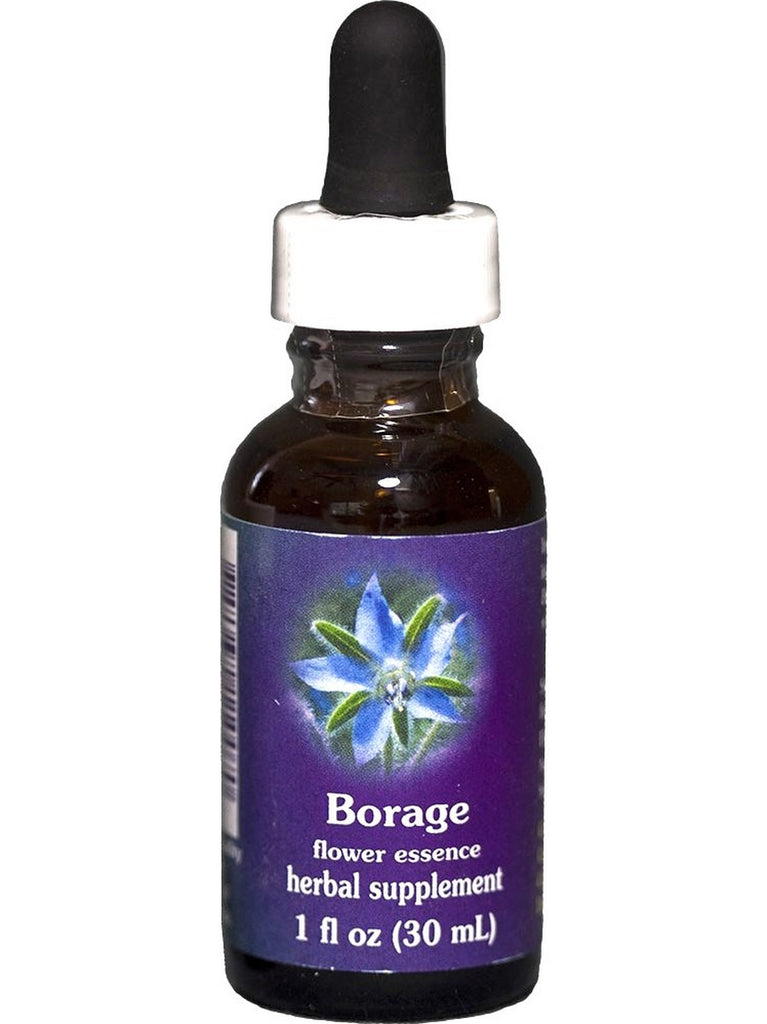 Flower Essence Services, Borage Dropper, 1 fl oz