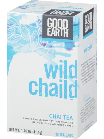 ** 12 PACK ** Good Earth Tea, Wild Chaild, Chai Tea, 18 Teabags