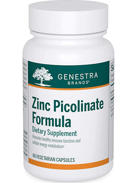 Genestra, Zinc Picolinate Formula Dietary Supplement, 60 Vegetarian Capsules