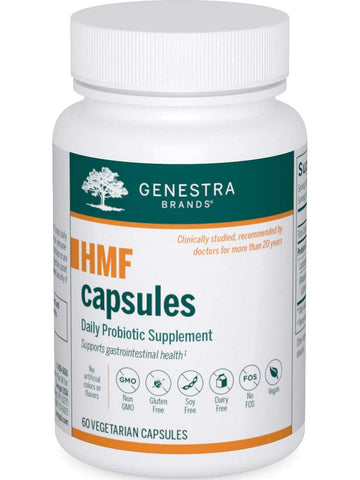 Genestra, HMF capsules Daily Probiotic Supplement, 60 Vegetarian Capsules