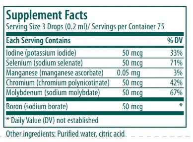 Genestra, Trace Mineral Complex CWS Dietary Supplement, 0.5 fl oz