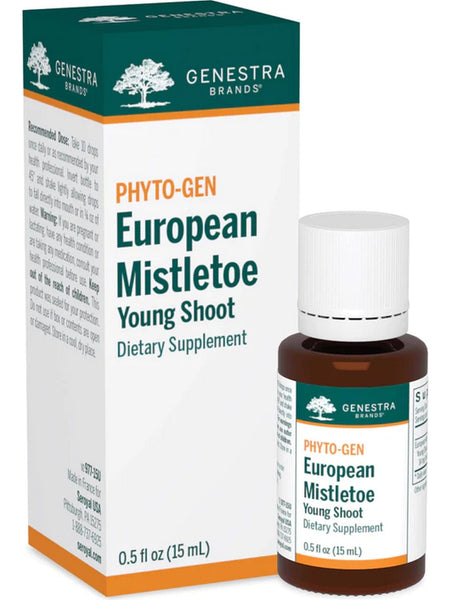 Genestra, PHYTO-GEN European Mistletoe Young Shoot Dietary Supplement, 0.5 fl oz