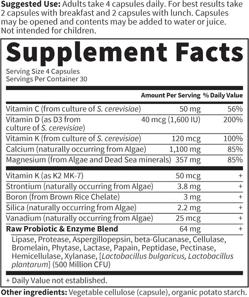 Garden of Life, Vitamin Code, Raw Calcium, 120 Vegetarian Capsules