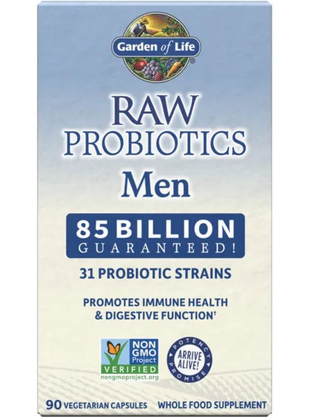 Garden of Life, Raw Probiotics Men, 90 Vegetarian Capsules