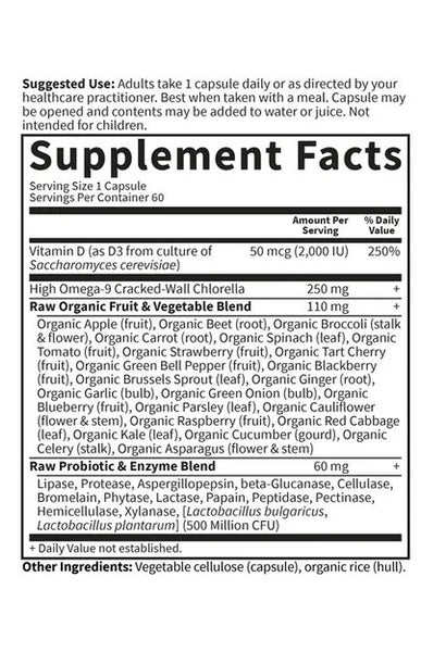 Garden of Life, Vitamin Code, RAW D3, 2000 IU, 120 Vegetarian Capsules