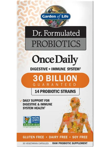Garden of Life, Dr. Formulated, Once Daily, 30 Vegetarian Capsules
