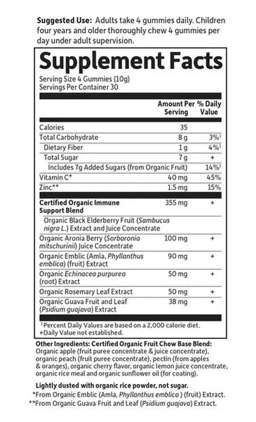 Garden of Life, MyKind Organics, Elderberry Gummies, 120 Vegan Gummy Drops