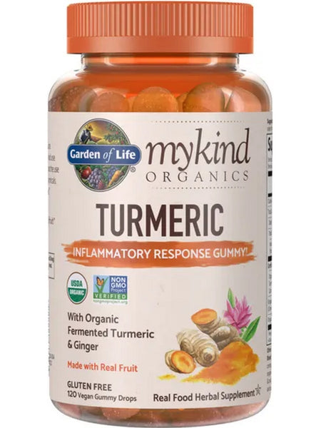 Garden of Life, MyKind Organics, Turmeric Gummies, 120 Vegan Gummy Drops